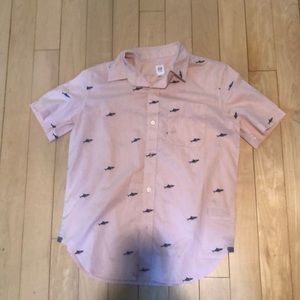 Button-Up Shark T-Shirt